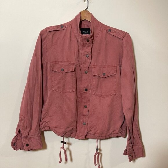 Rails Collins Pink Utility Jacket Size Small - Picture 2 of 7